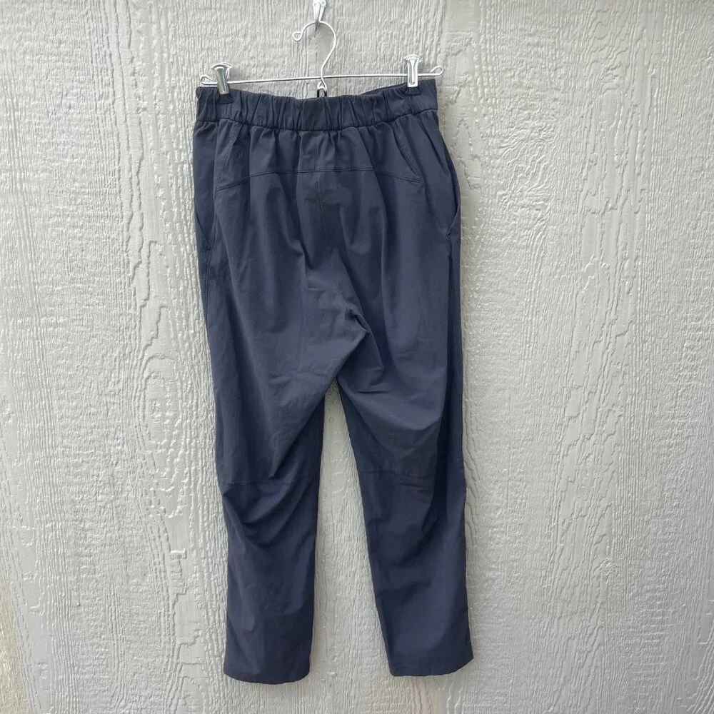 Lululemon Pants Women 4 Your True Trouser High Rise Black Pleated Elastic Waist